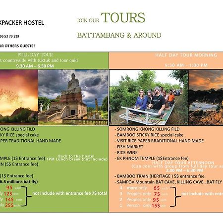 Social Backpacker Hostel & Rooftop Bar Battambang Exterior foto